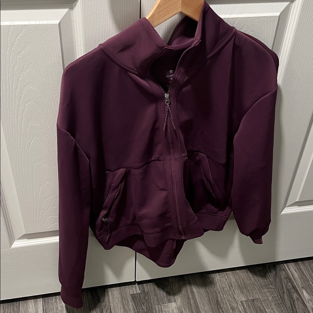 Apana Purple Zip-Up Jacket
